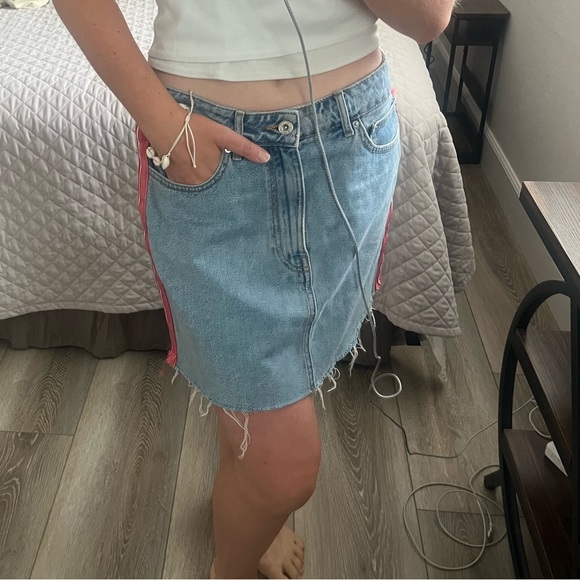 denim fray edge mini - Picture 2 of 5